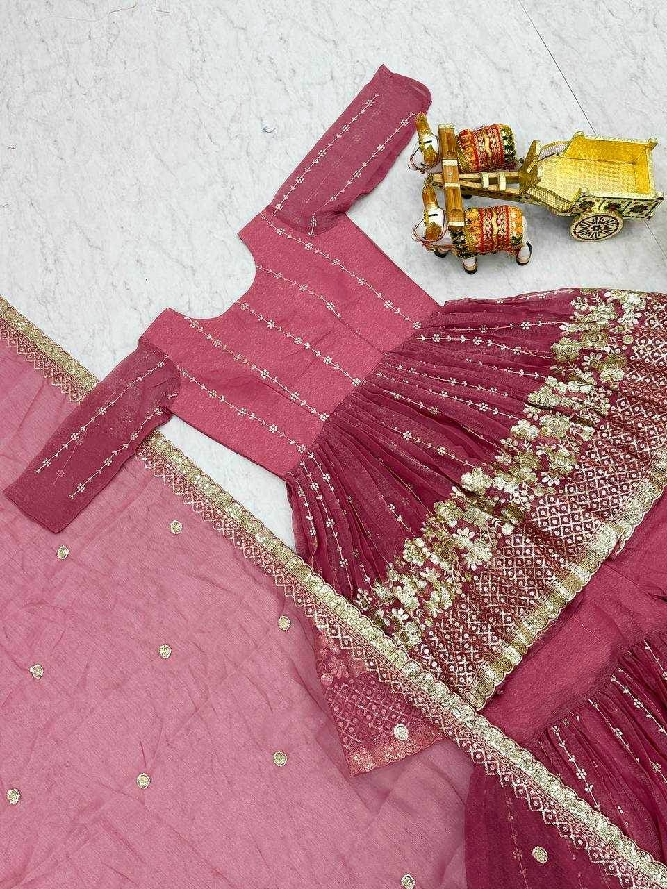 SHARARA SALWAR EMBROIDERY SUITS - MYLUXURY LANE ENTERPRISE