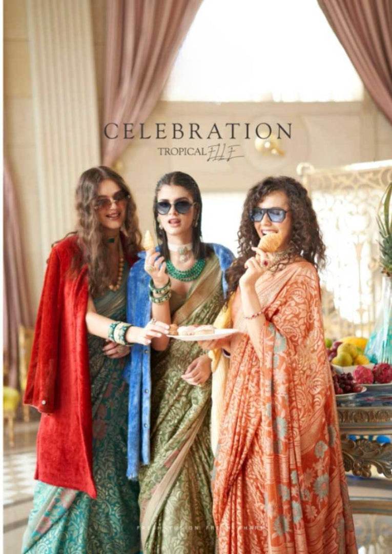 Georgette Luxury Sarees - MYLUXURY LANE ENTERPRISE