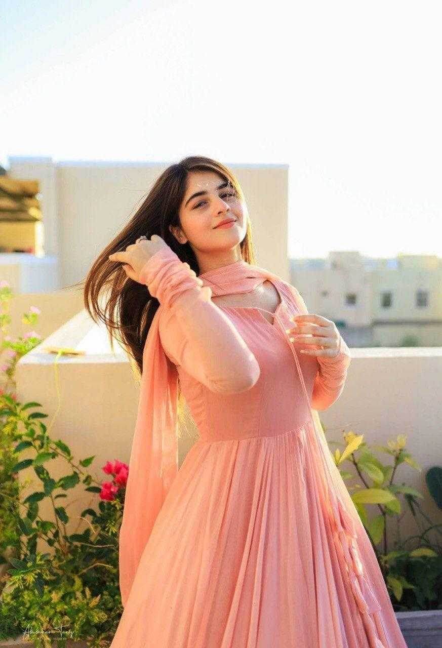 Georgette Long Gowns With Dupatta - MYLUXURY LANE ENTERPRISE