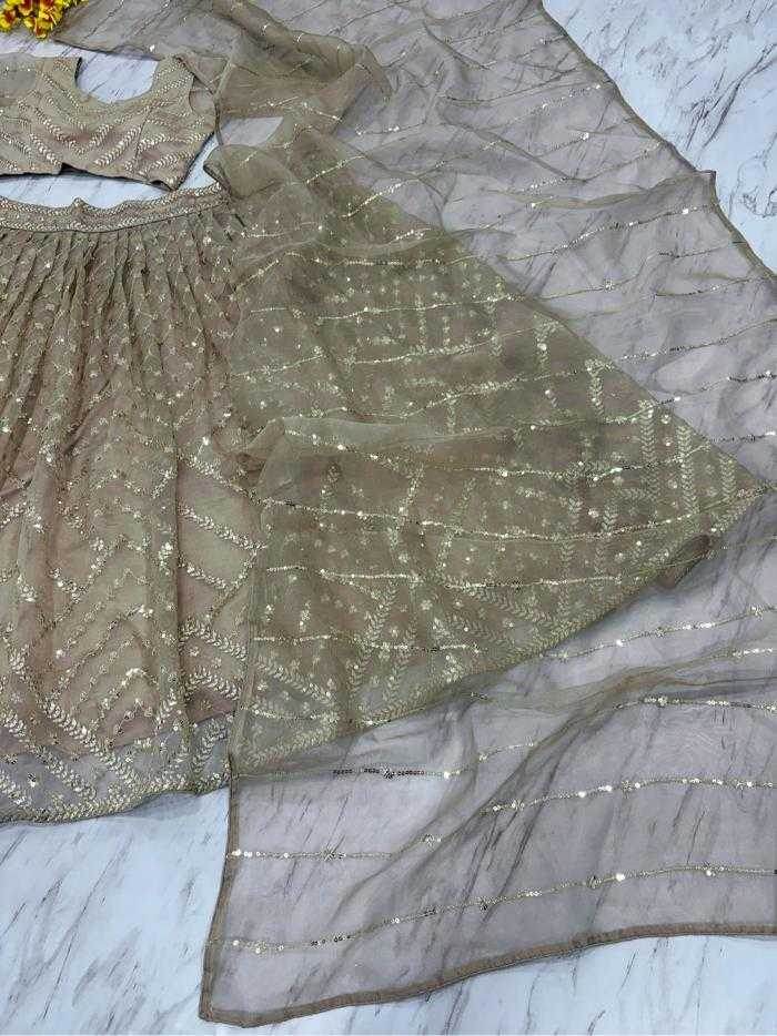 Georgette Embroidered Lehenga - MYLUXURY LANE ENTERPRISE