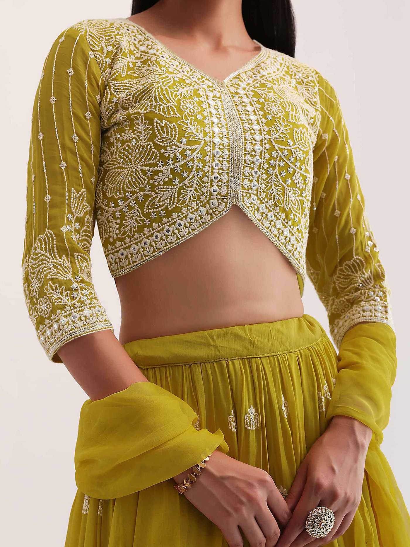 Georgette Designer Lehenga - MYLUXURY LANE ENTERPRISE