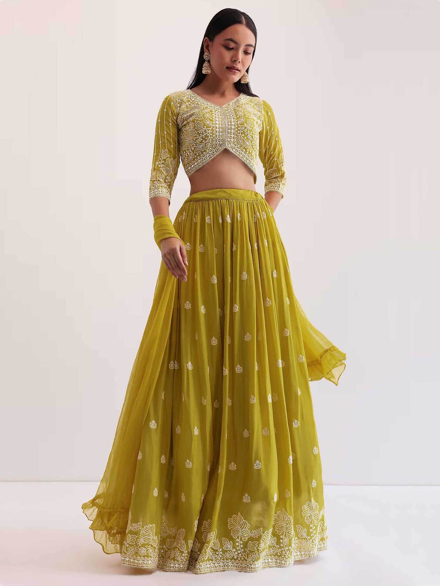 Georgette Designer Lehenga - MYLUXURY LANE ENTERPRISE