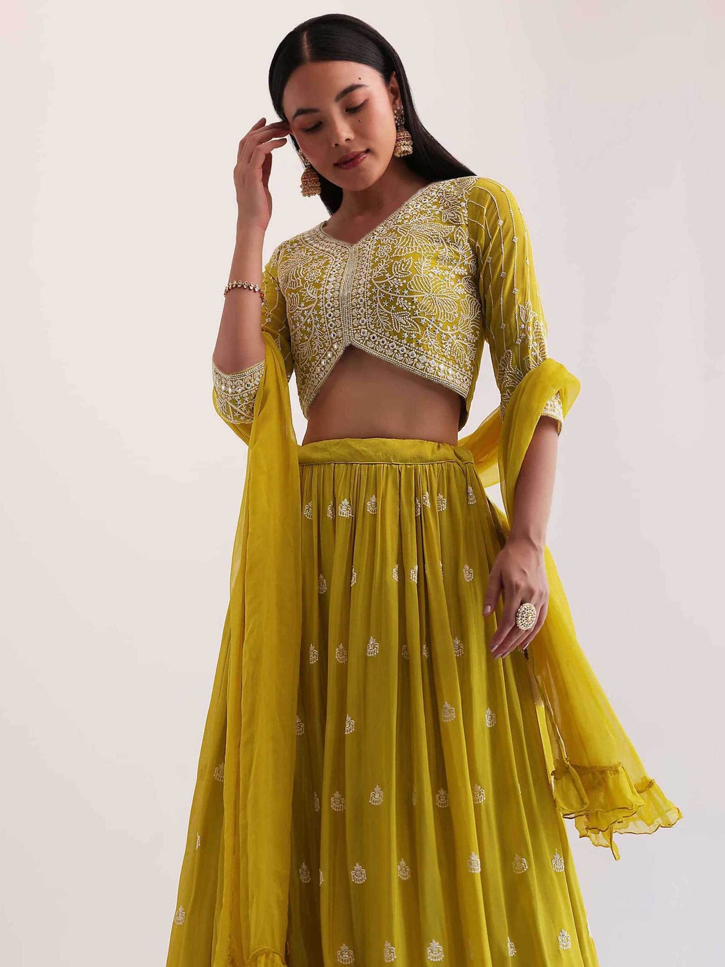 Georgette Designer Lehenga - MYLUXURY LANE ENTERPRISE