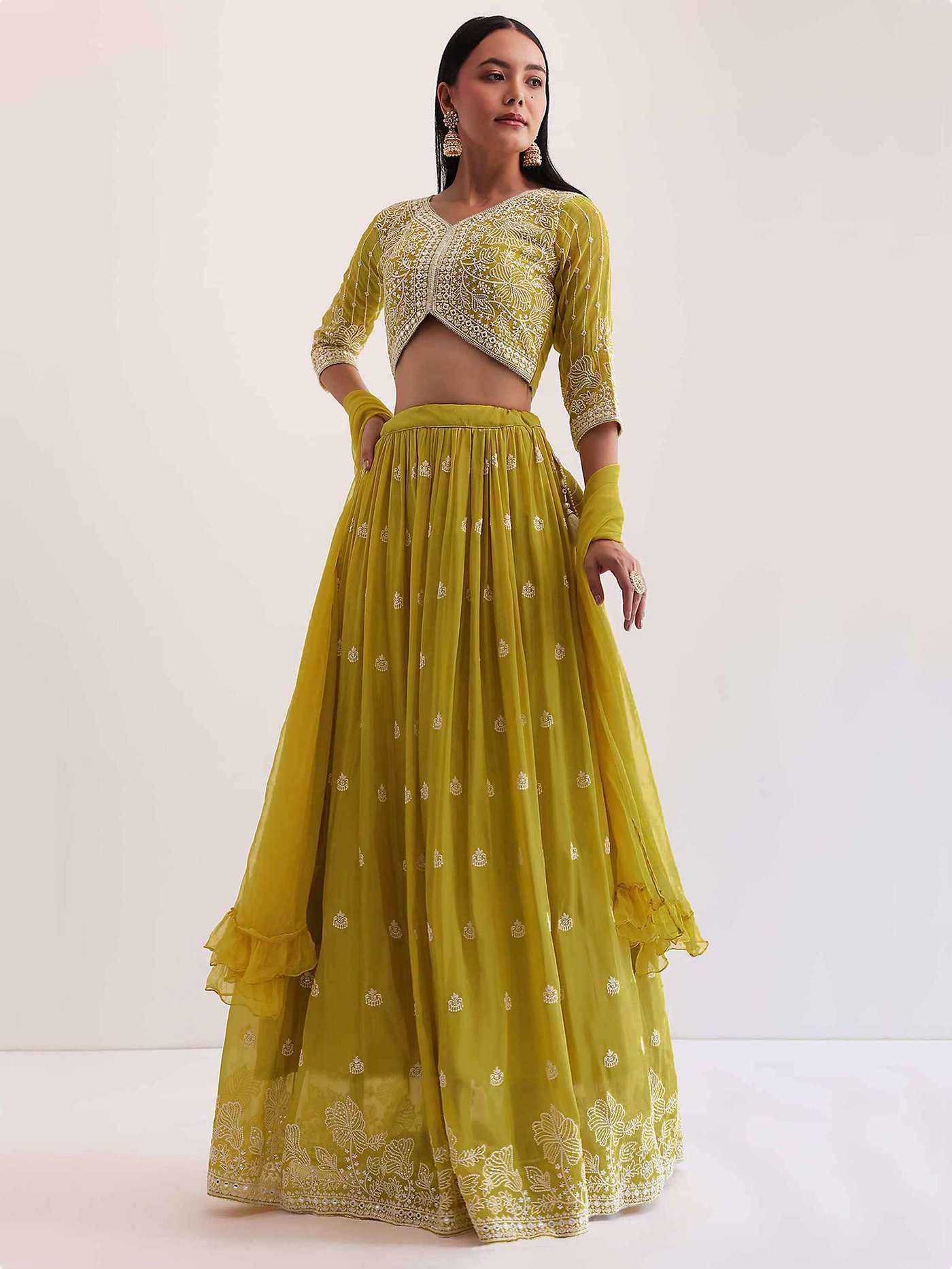 Georgette Designer Lehenga - MYLUXURY LANE ENTERPRISE