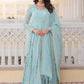 Georgette Embroidery Anarkali Gown - MYLUXURY LANE ENTERPRISE