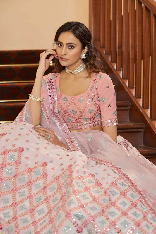 Embroidered Lehenga Gota Patti Lehenga - MYLUXURY LANE ENTERPRISE