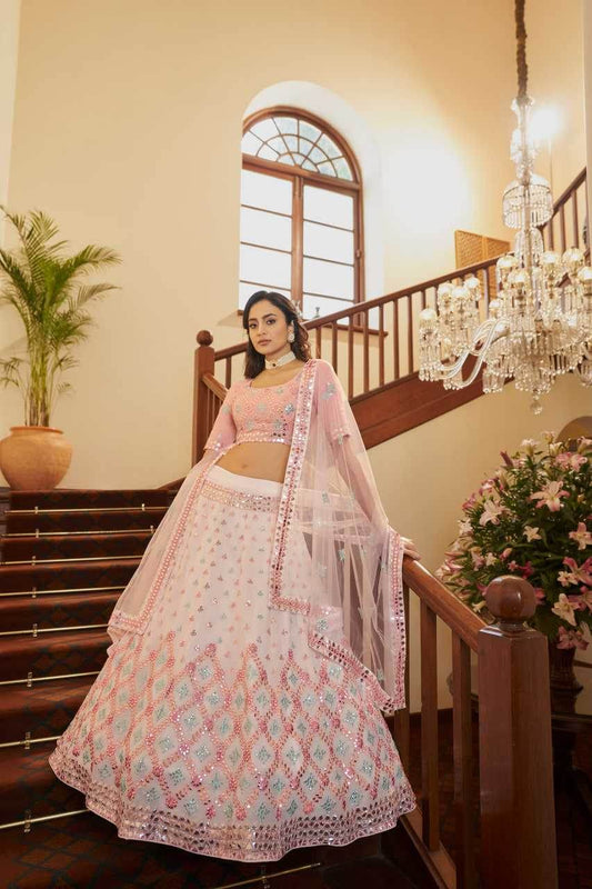Embroidered Lehenga Gota Patti Lehenga - MYLUXURY LANE ENTERPRISE