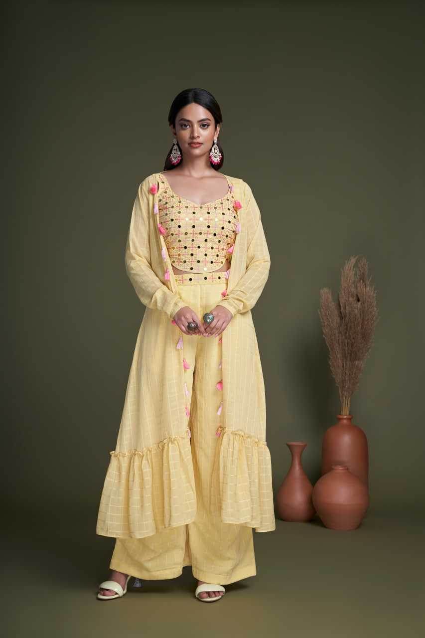 Georgette Western Wears Co-ord Set - MYLUXURY LANE ENTERPRISE