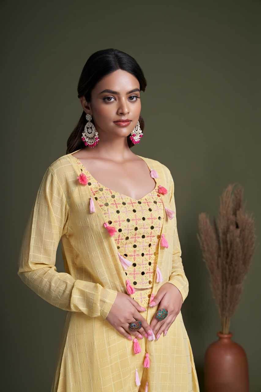 Georgette Western Wears Co-ord Set - MYLUXURY LANE ENTERPRISE