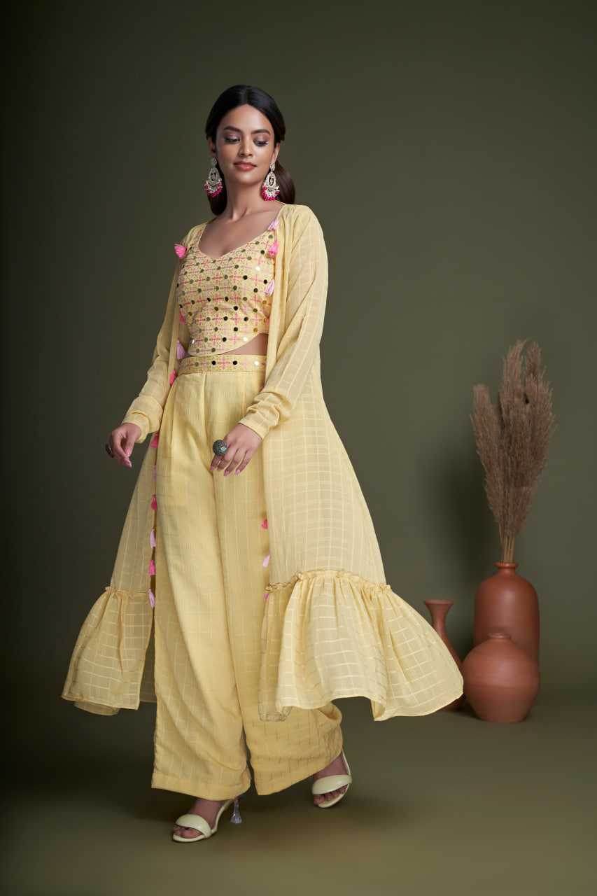 Georgette Western Wears Co-ord Set - MYLUXURY LANE ENTERPRISE