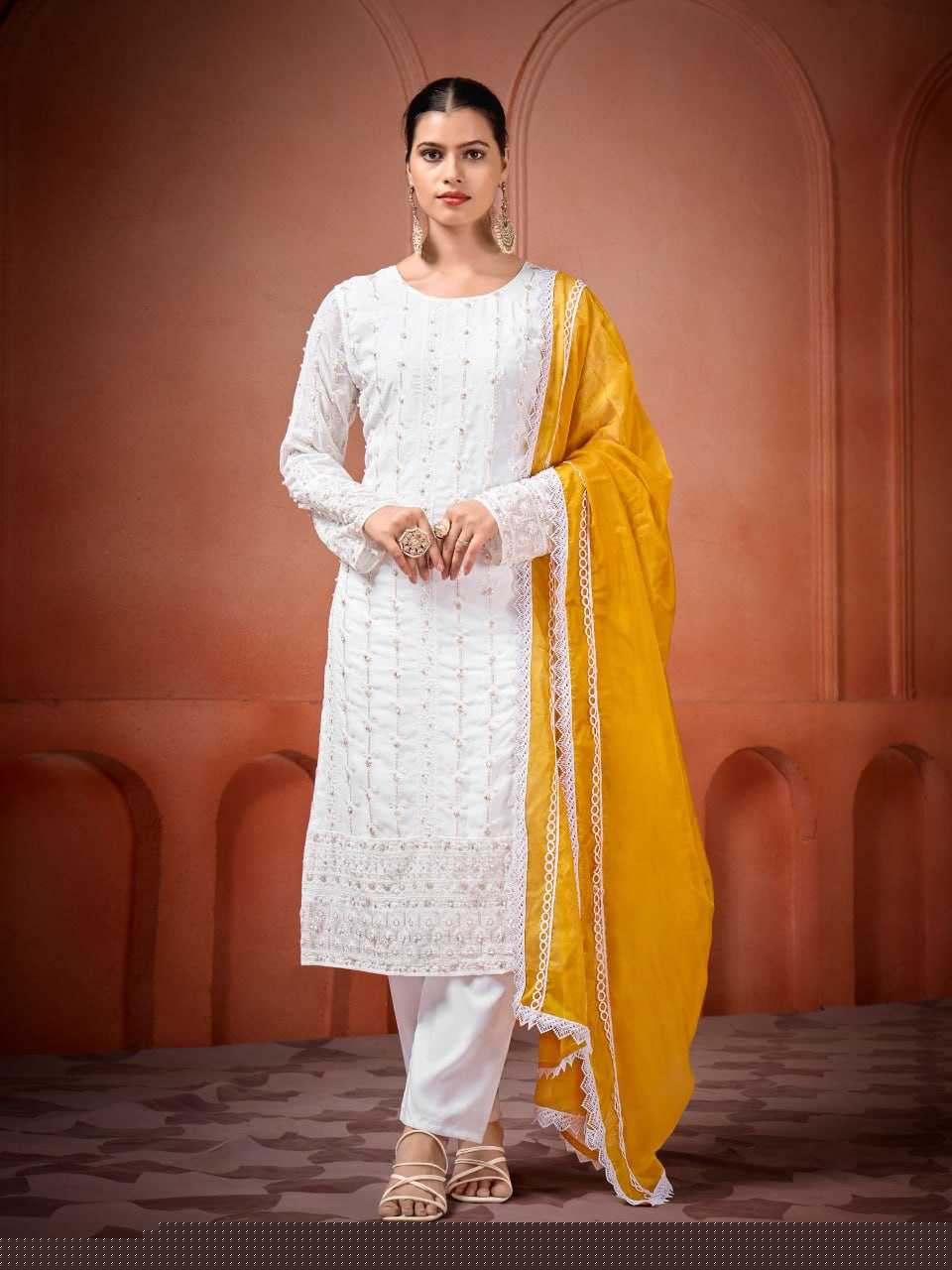 Georgette Embroidery Suit - MYLUXURY LANE ENTERPRISE