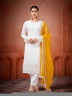 Georgette Embroidery Suit - MYLUXURY LANE ENTERPRISE