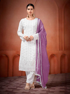 Georgette Embroidery Suit - MYLUXURY LANE ENTERPRISE