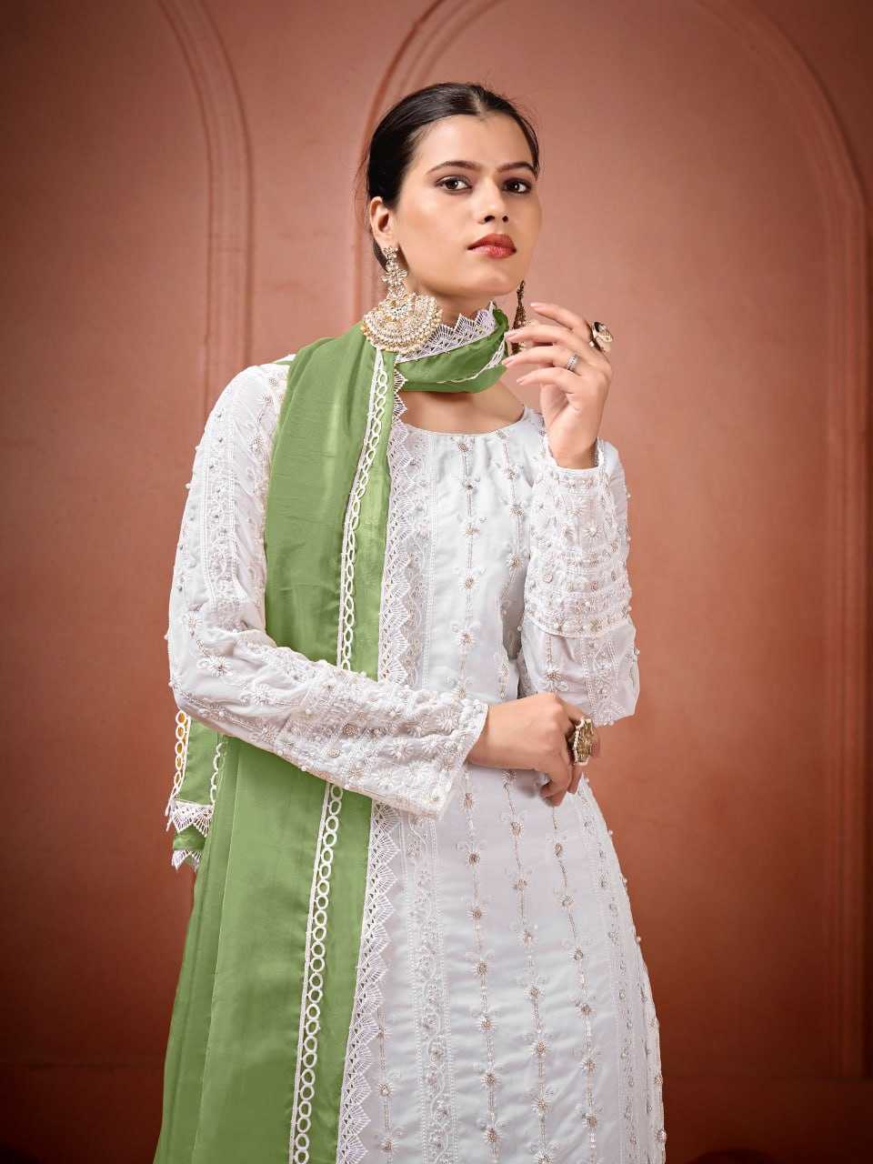 Georgette  Embroidery Suit