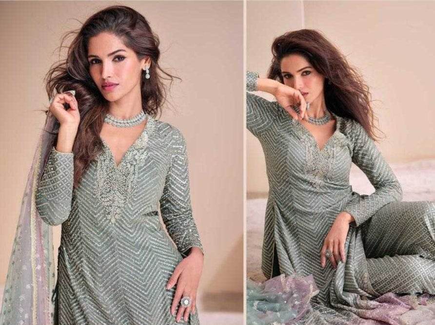 Georgette Embroidery Georgette Suit - MYLUXURY LANE ENTERPRISE
