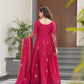 Georgette Designer Gown With Dupatta - MYLUXURY LANE ENTERPRISE