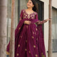 Georgette Designer Gown With Dupatta - MYLUXURY LANE ENTERPRISE