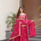 Georgette Designer Gown With Dupatta - MYLUXURY LANE ENTERPRISE