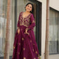 Georgette Designer Gown With Dupatta - MYLUXURY LANE ENTERPRISE
