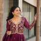 Georgette Designer Gown With Dupatta - MYLUXURY LANE ENTERPRISE