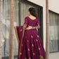 Georgette Designer Gown With Dupatta - MYLUXURY LANE ENTERPRISE