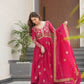 Georgette Designer Gown With Dupatta - MYLUXURY LANE ENTERPRISE