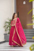 Georgette Designer Gown With Dupatta - MYLUXURY LANE ENTERPRISE