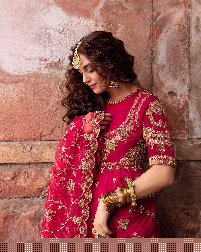 Embroidery Anarkali Long Sequin Gown - MYLUXURY LANE ENTERPRISE