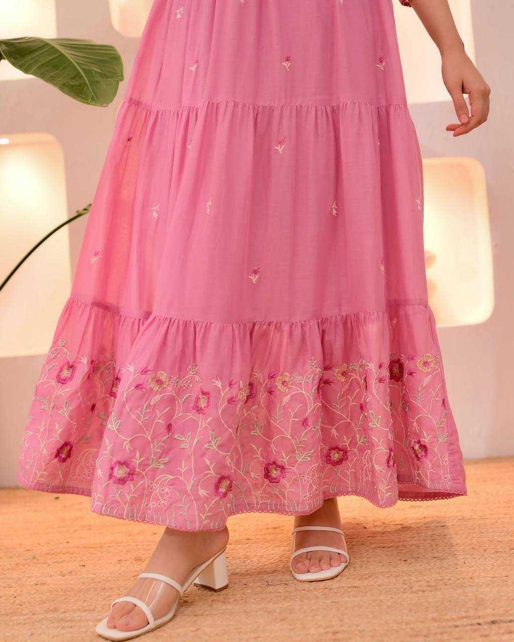 Georgette Embroidered Kurtis