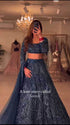 Georgette Sequins Lehenga With Cancan - MYLUXURY LANE ENTERPRISE