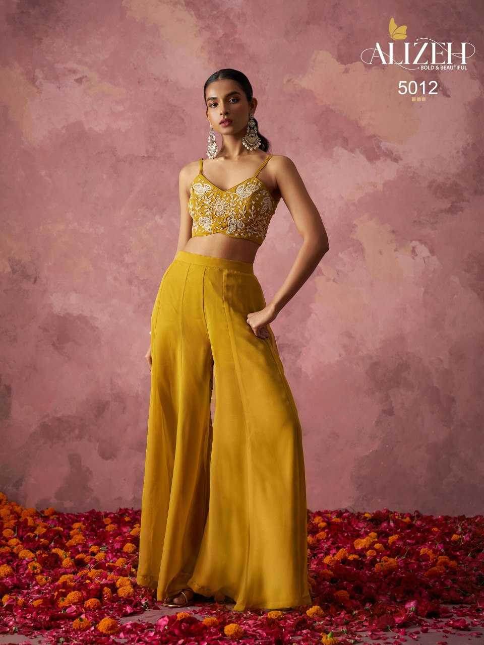 Georgette Indo Western Embroidery Suit - MYLUXURY LANE ENTERPRISE