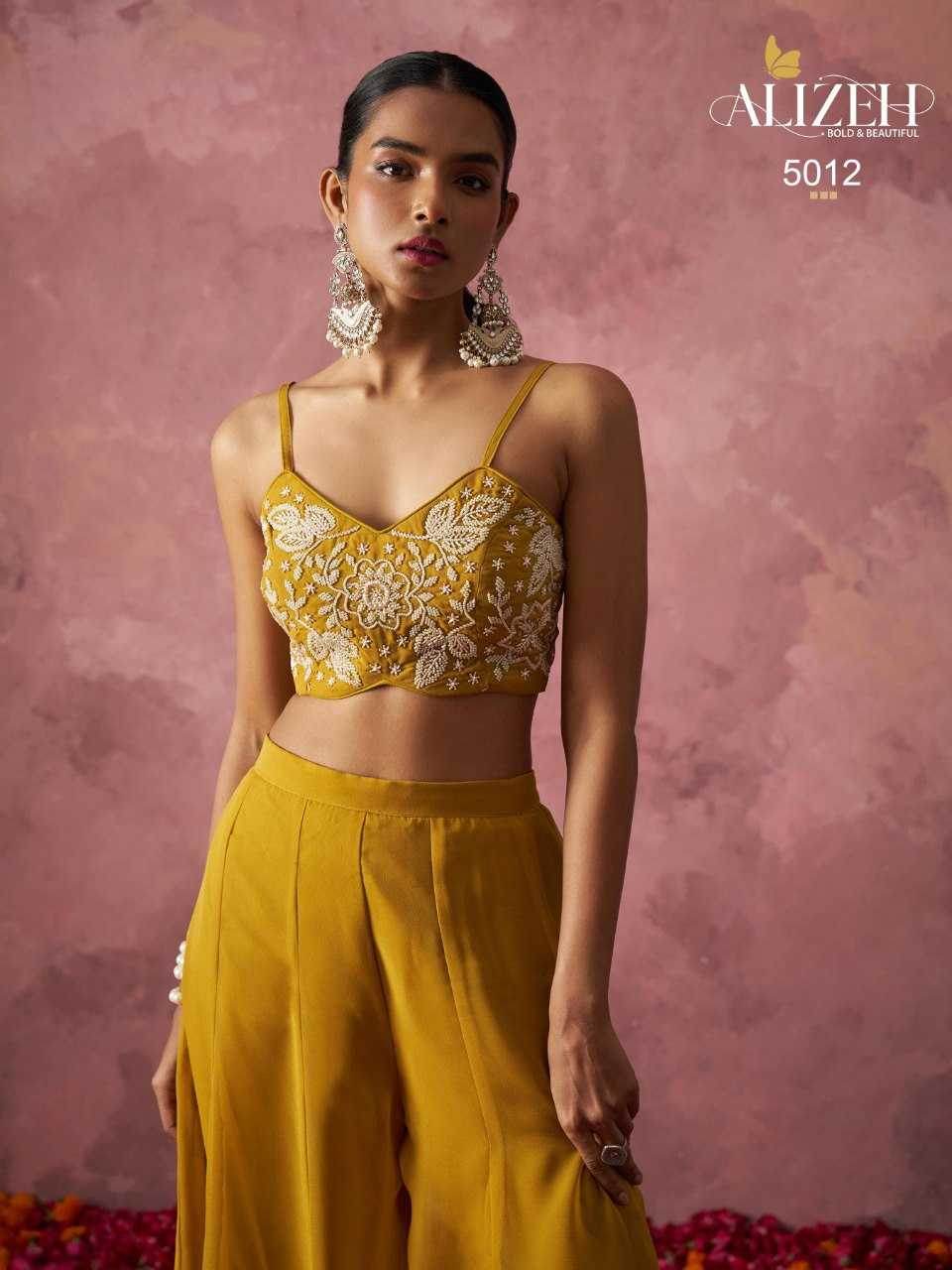 Georgette Indo Western Embroidery Suit - MYLUXURY LANE ENTERPRISE