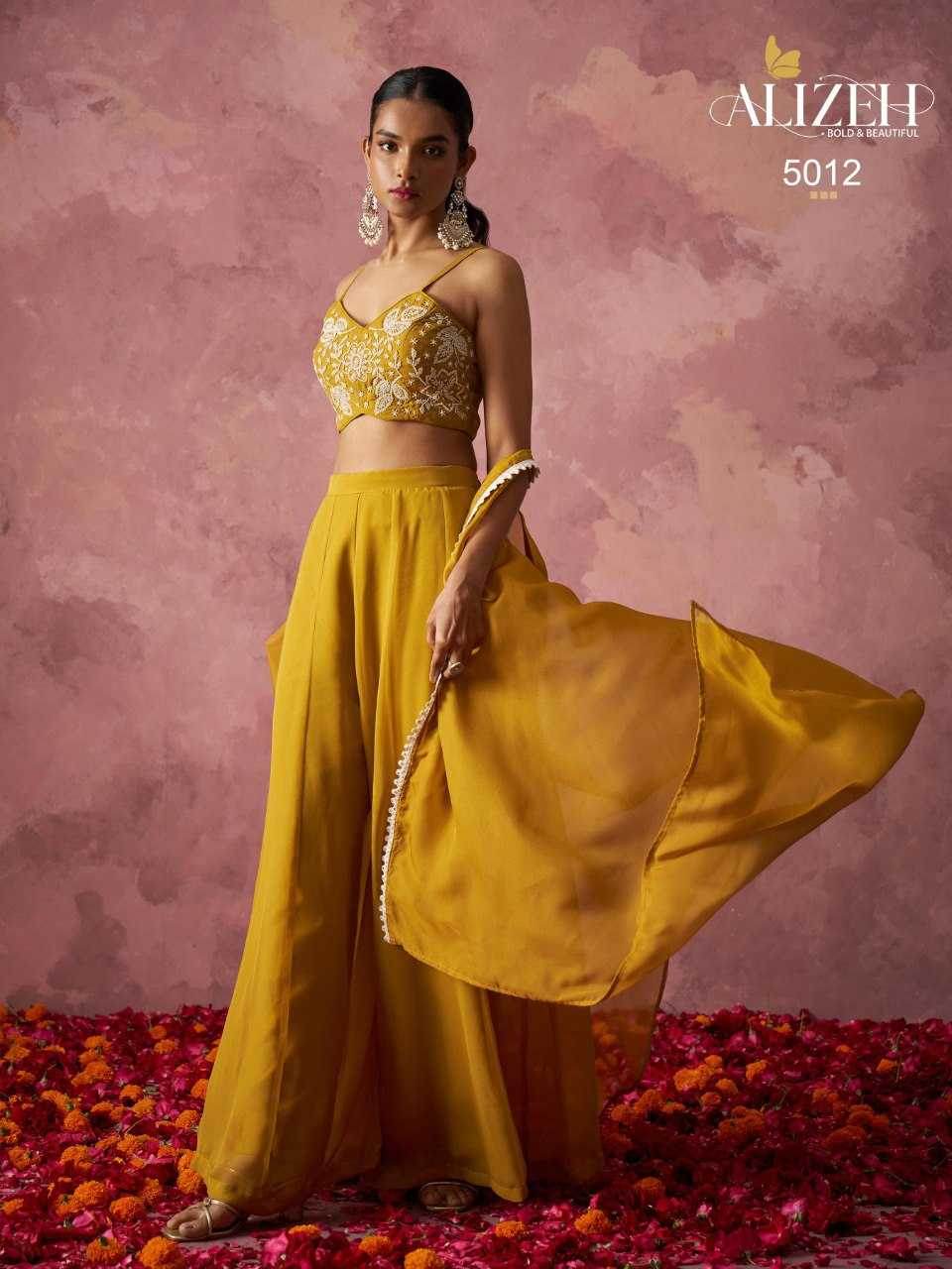 Georgette Indo Western Embroidery Suit - MYLUXURY LANE ENTERPRISE