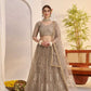 Georgette Embroidered Zari Work Sequins Lehenga