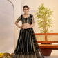 Georgette Embroidered Zari Work Sequins Lehenga