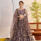 Georgette Embroidered Zari Work Sequins Lehenga