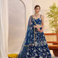 Georgette Embroidered Zari Work Sequins Lehenga