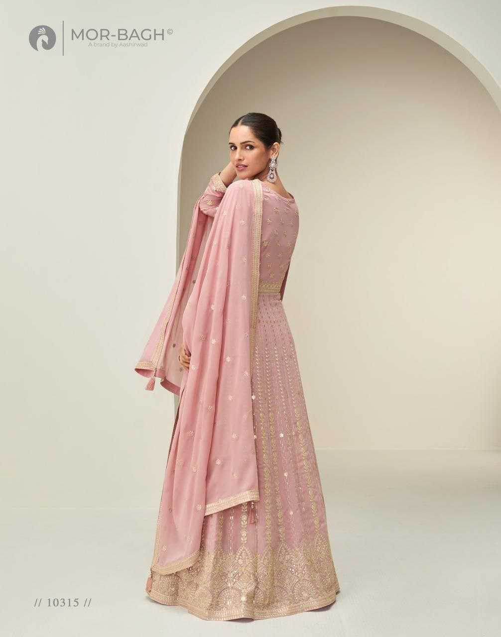 Georgette Georgette Designer Gown - MYLUXURY LANE ENTERPRISE
