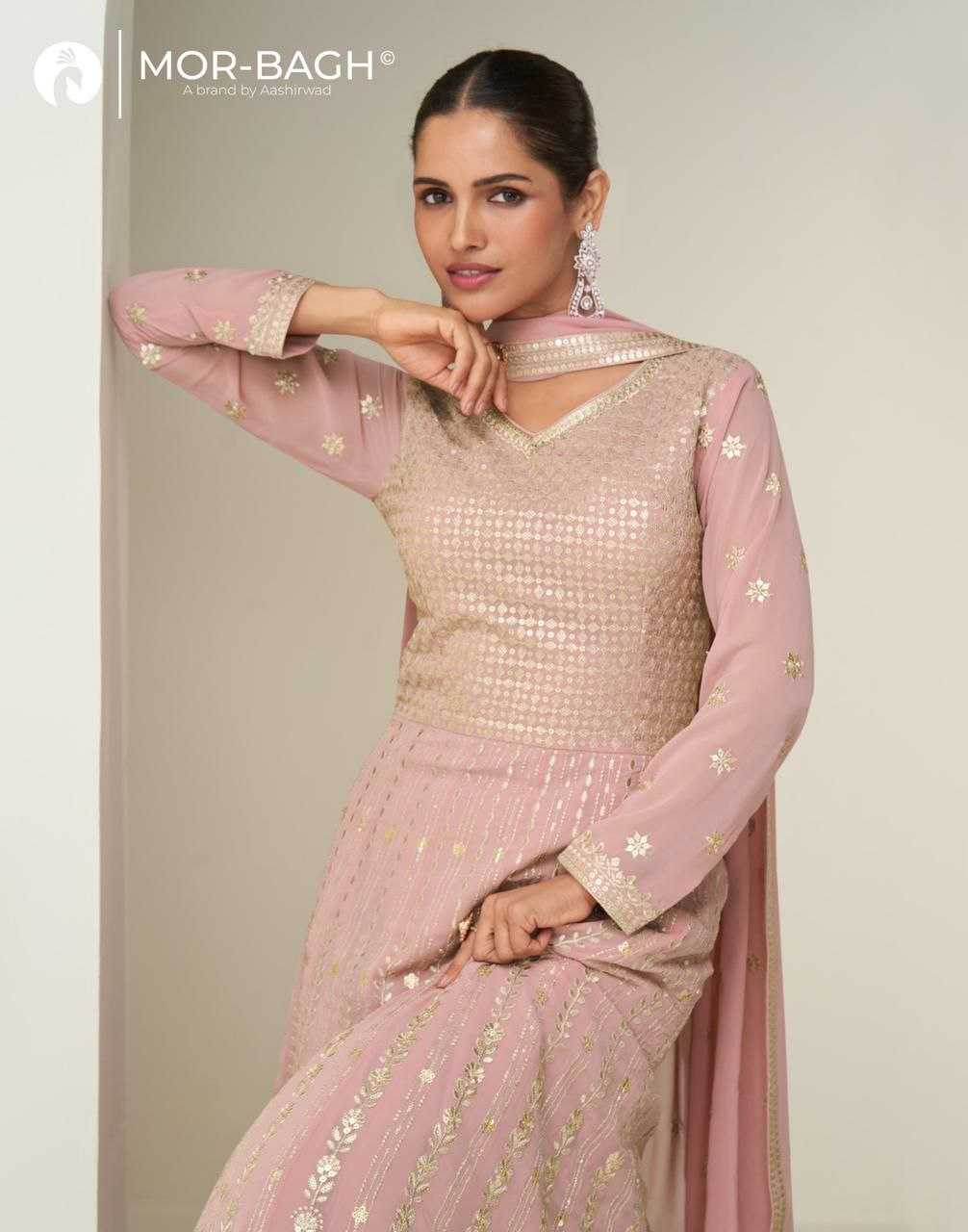 Georgette Georgette Designer Gown - MYLUXURY LANE ENTERPRISE