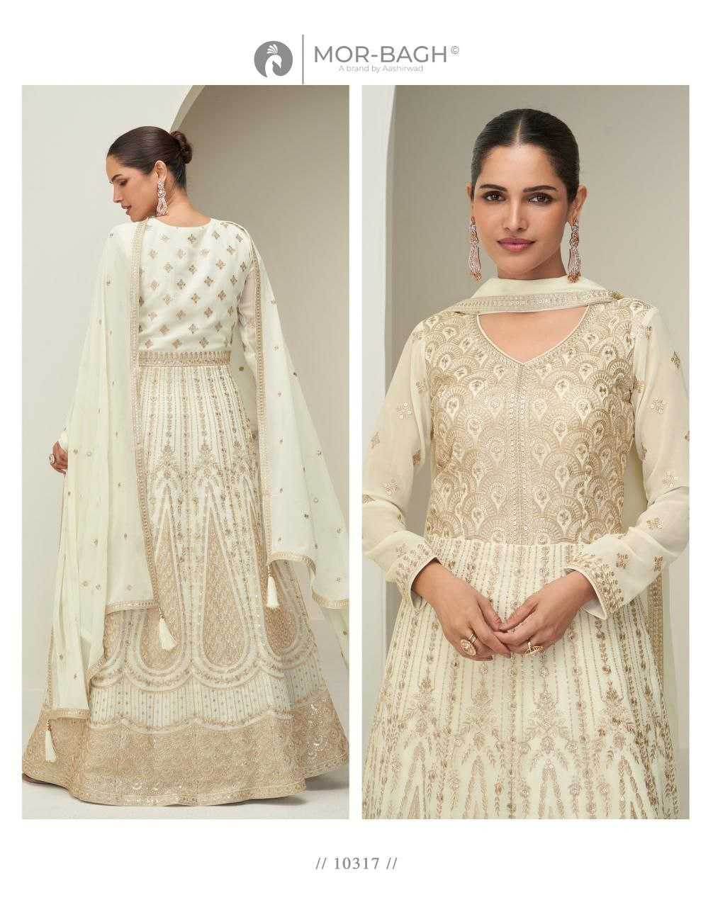 Georgette Georgette Designer Gown - MYLUXURY LANE ENTERPRISE