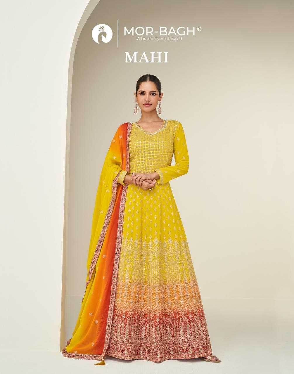 Georgette Georgette Designer Gown - MYLUXURY LANE ENTERPRISE