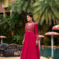 Georgette Embroidery Anarkali Long Sequin Gown - MYLUXURY LANE ENTERPRISE