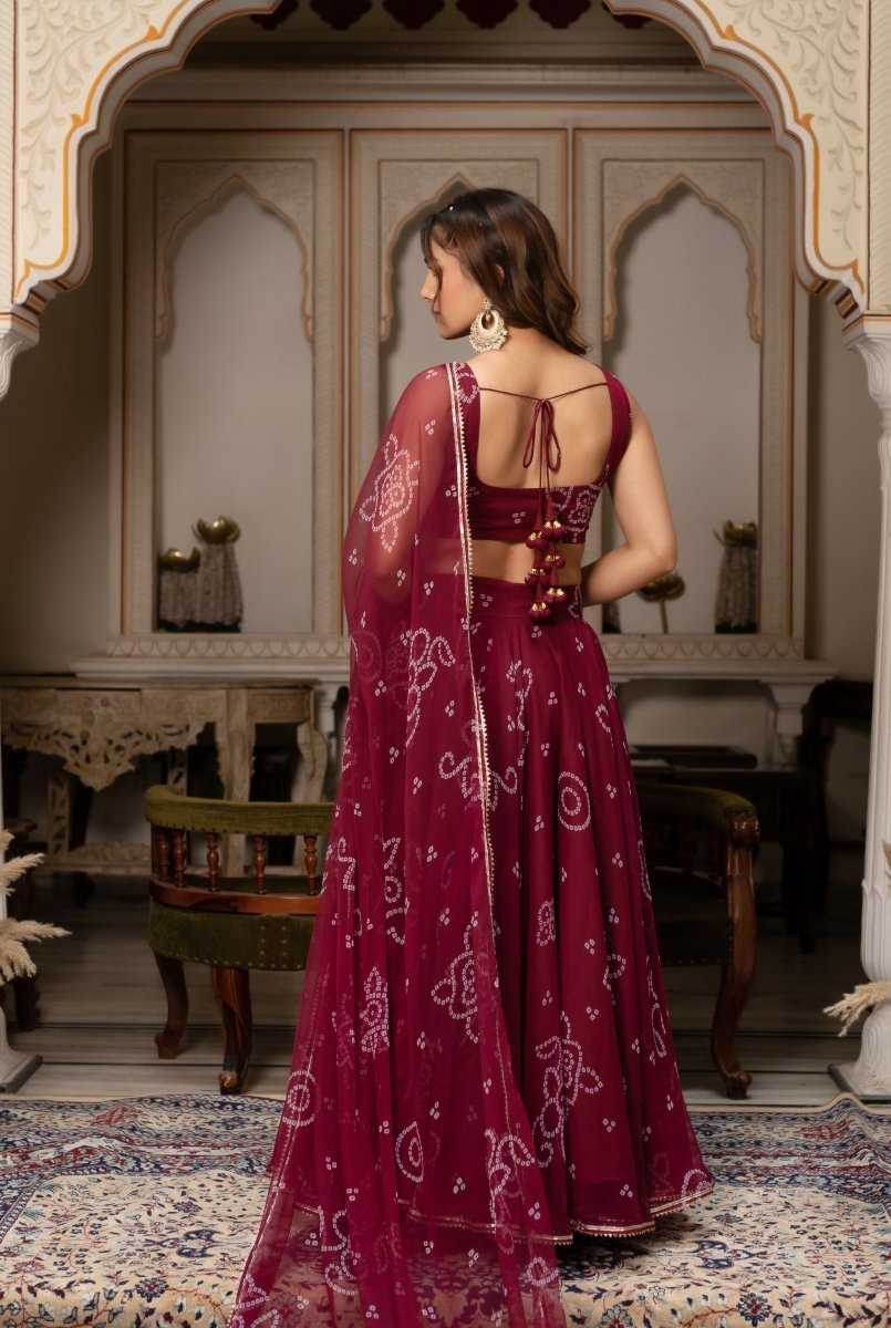 Georgette Printed Lehenga - MYLUXURY LANE ENTERPRISE