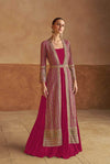 Embroidery Georgette Designer Gown - MYLUXURY LANE ENTERPRISE