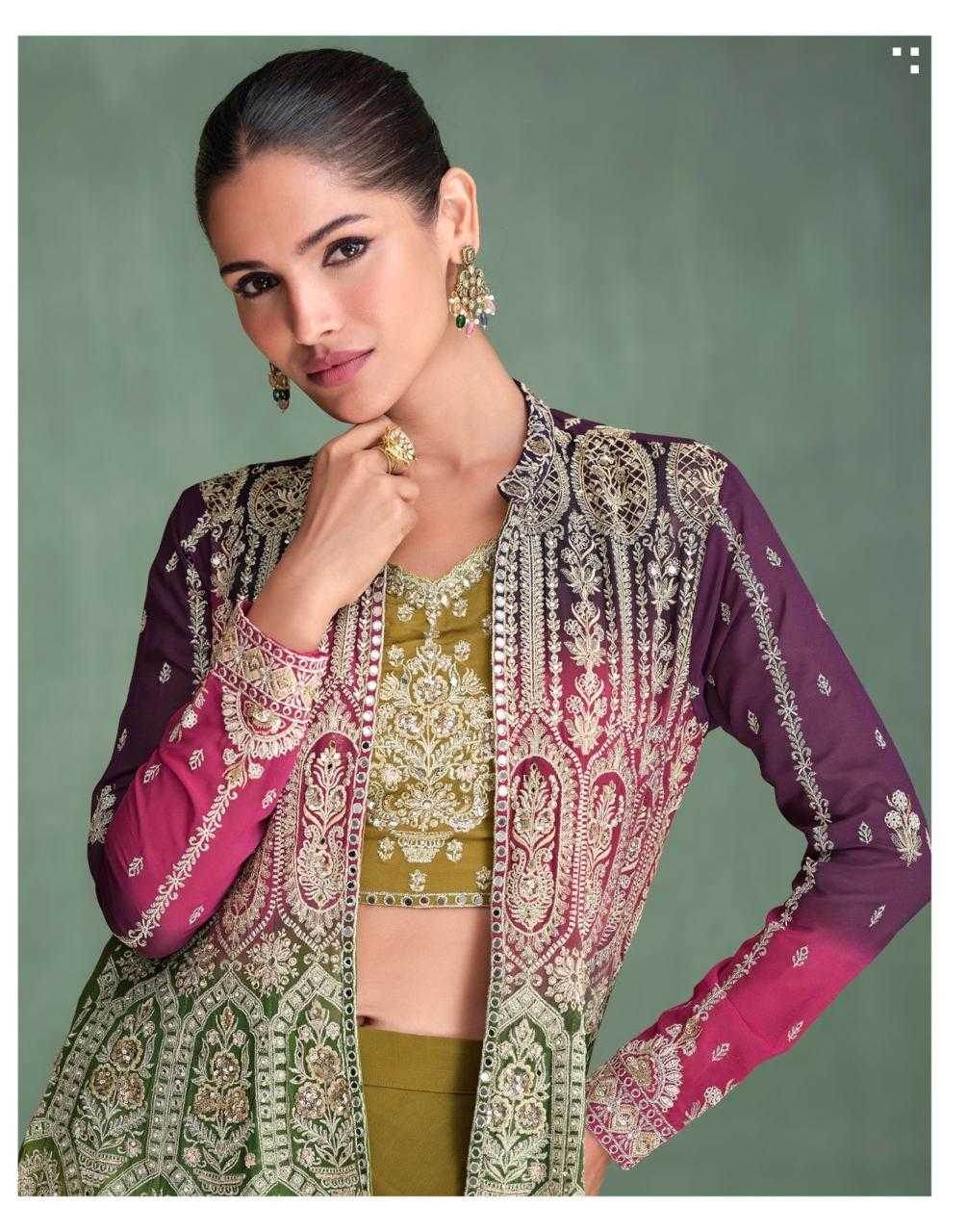 Elegant Gorgette ZARI Lehenga for Festive Occasions - MYLUXURY LANE ENTERPRISE