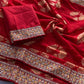 Georgette Embroidered Bandhani Saree - MYLUXURY LANE ENTERPRISE