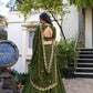 Georgette Green Lehengas Festive Collection for Elegance - MYLUXURY LANE ENTERPRISE