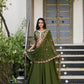 Georgette Green Lehengas Festive Collection for Elegance - MYLUXURY LANE ENTERPRISE