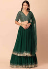 Georgette Designer Lehenga With Dupatta - MYLUXURY LANE ENTERPRISE