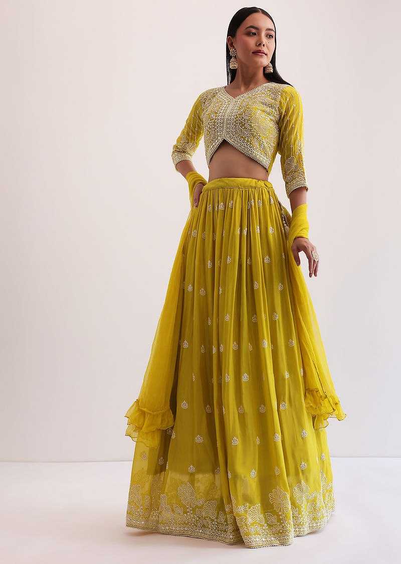 Georgette  Designer Lehenga